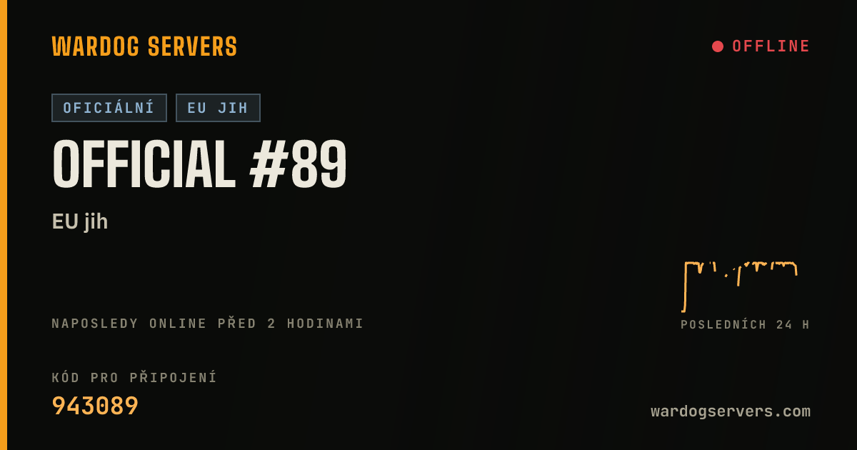 Živý stavový banner serveru Official #89