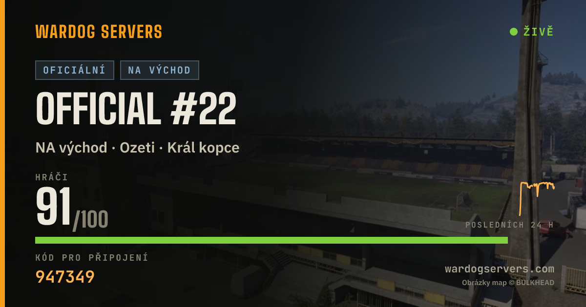 Živý stavový banner serveru Official #22
