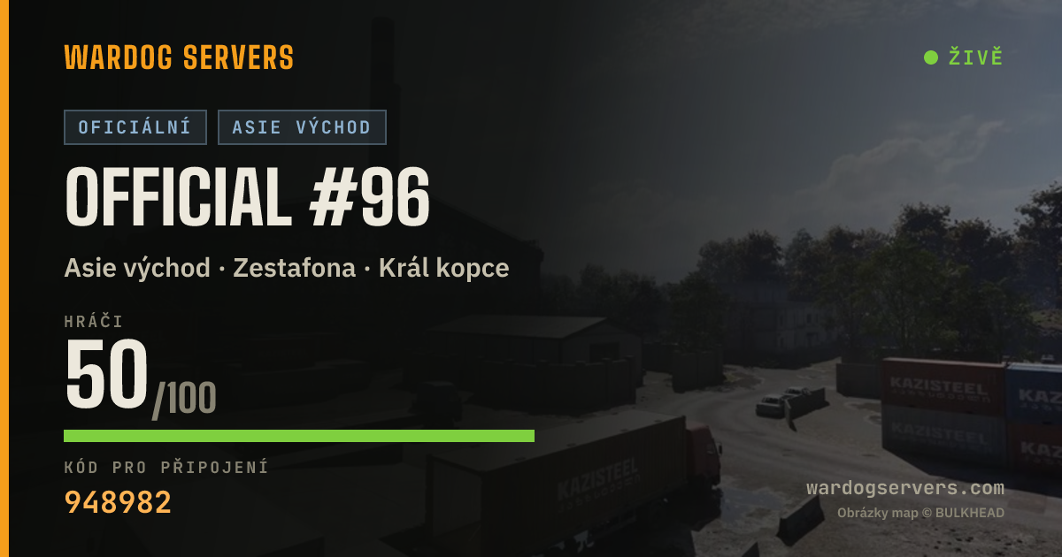 Živý stavový banner serveru Official #96