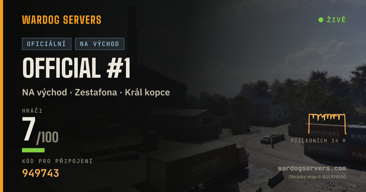 Živý stavový banner serveru Official #1