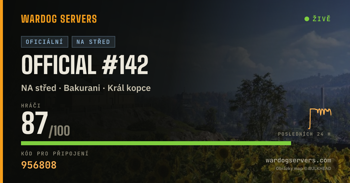 Živý stavový banner serveru Official #142