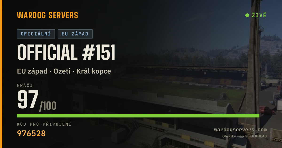 Živý stavový banner serveru Official #151