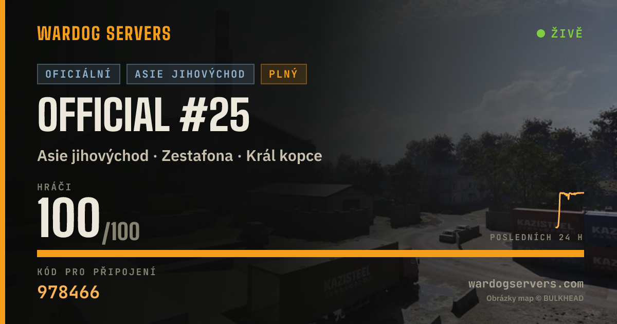 Živý stavový banner serveru Official #25