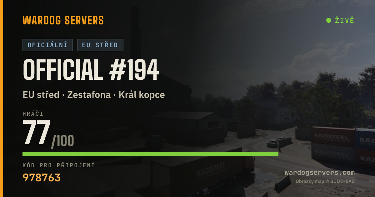 Živý stavový banner serveru Official #194