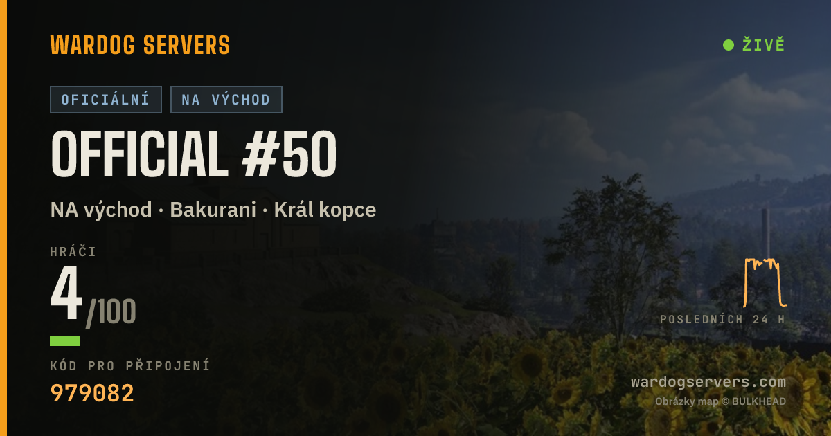 Živý stavový banner serveru Official #50