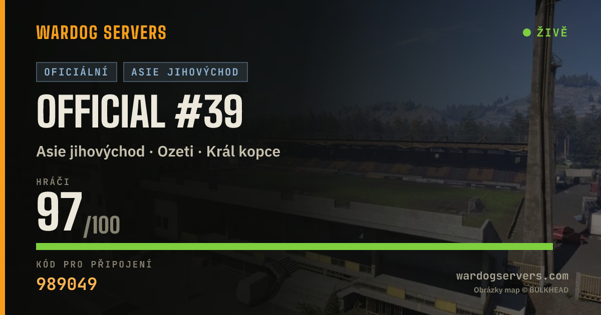 Živý stavový banner serveru Official #39