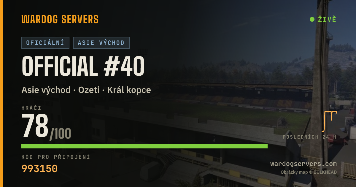 Živý stavový banner serveru Official #40