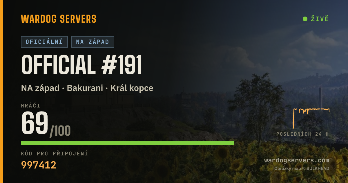 Živý stavový banner serveru Official #191