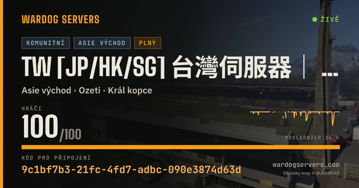 Živý stavový banner serveru TW [JP/HK/SG] 台灣伺服器｜ 收益最大效率｜禁止封鎖紀錄