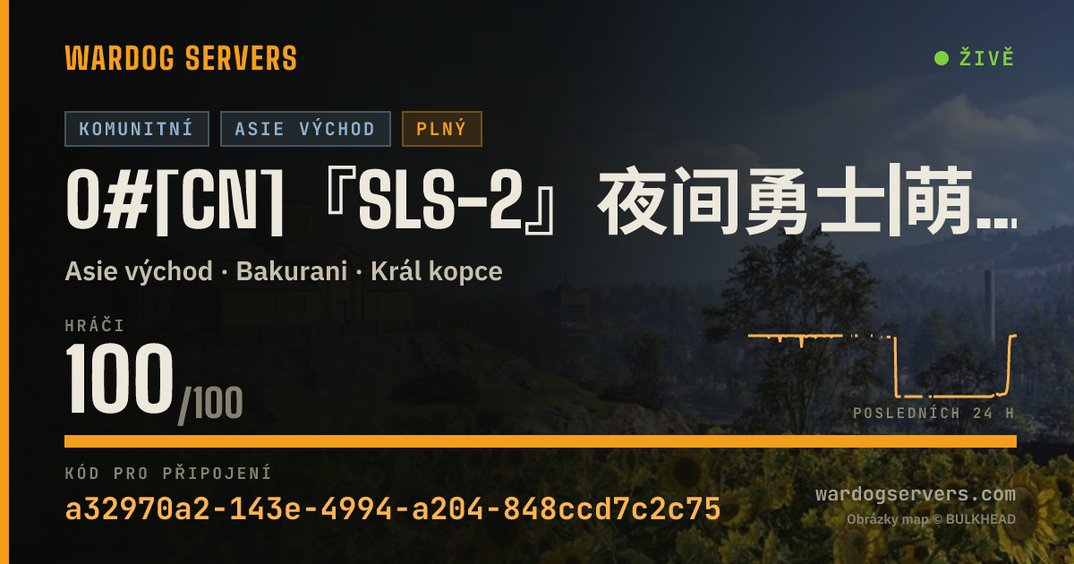 Živý stavový banner serveru 0#[CN]『SLS-2』夜间勇士|萌新友好|收益增强|Q群909781821|KOOK:000015