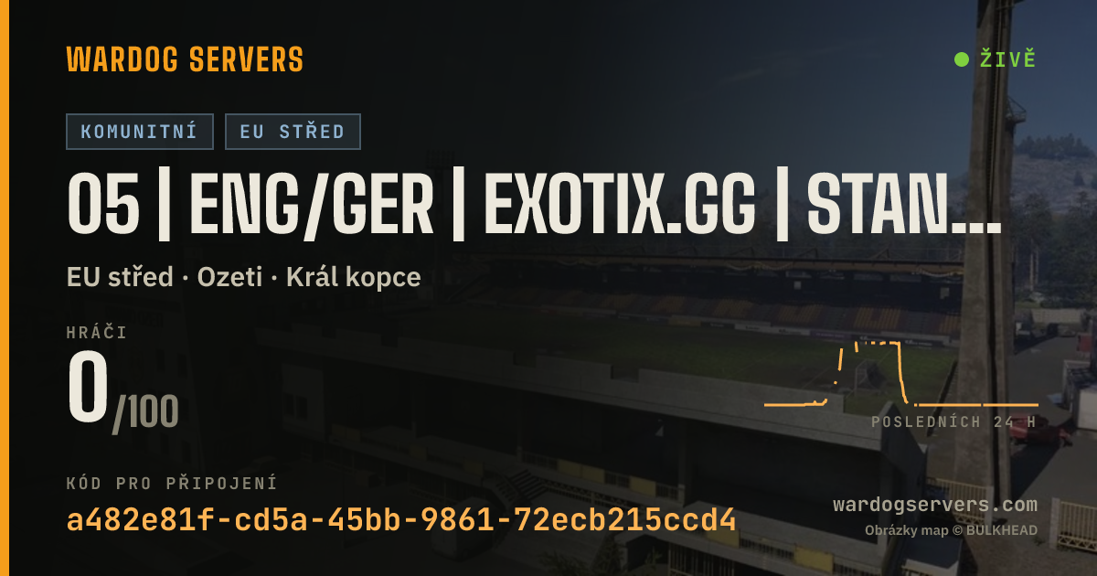 Živý stavový banner serveru 05 | ENG/GER | EXOTIX.GG | STANDARD FAST | 00-00-00
