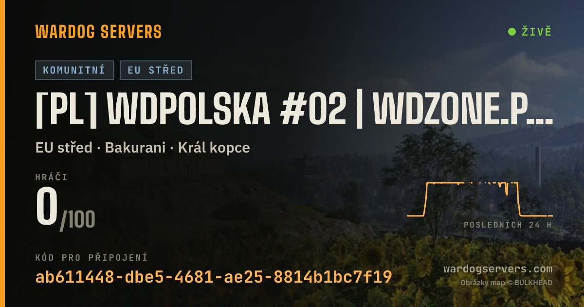 Živý stavový banner serveru [PL] WDPolska #02 | WDZONE.PL | RANKING/EKIPY/WDR