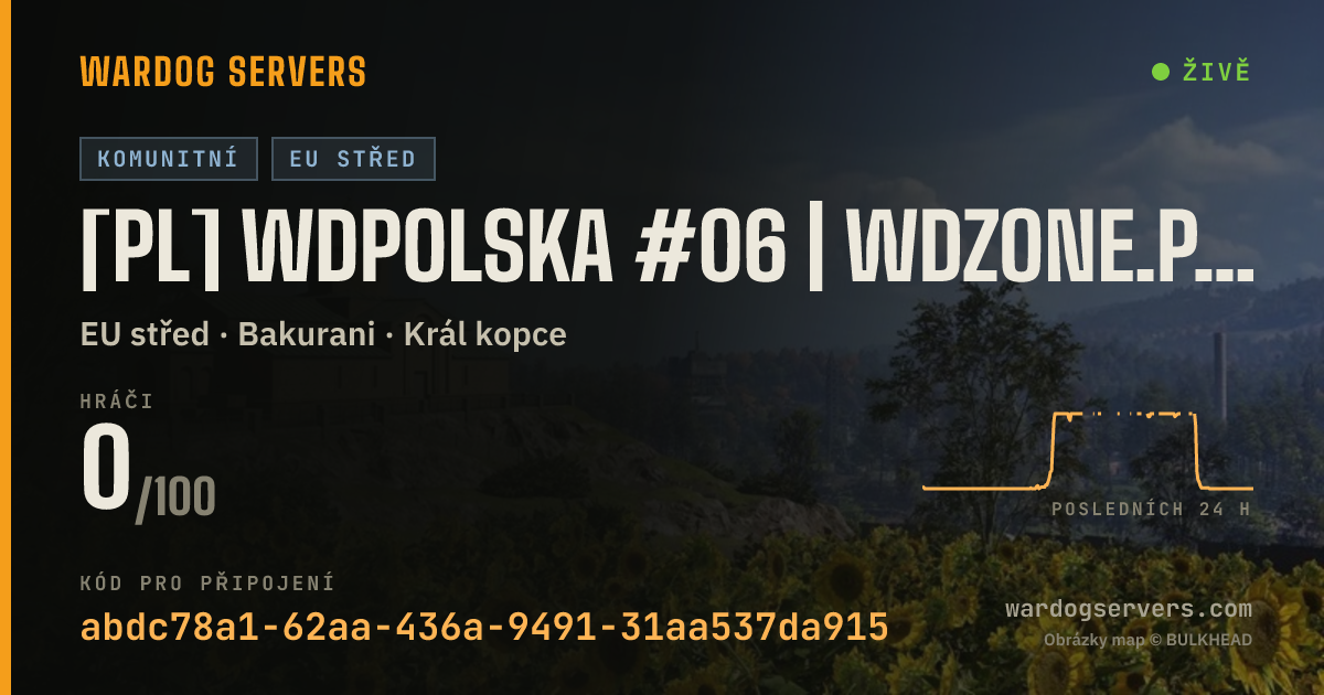 Živý stavový banner serveru [PL] WDPolska #06 | WDZONE.PL | RANKING/EKIPY/WDR