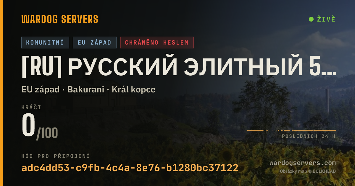 Živý stavový banner serveru [RU] Русский Элитный 50x50