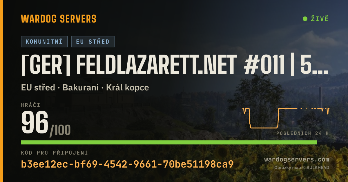Živý stavový banner serveru [GER] Feldlazarett.net #011 | 50v50 | 0-7