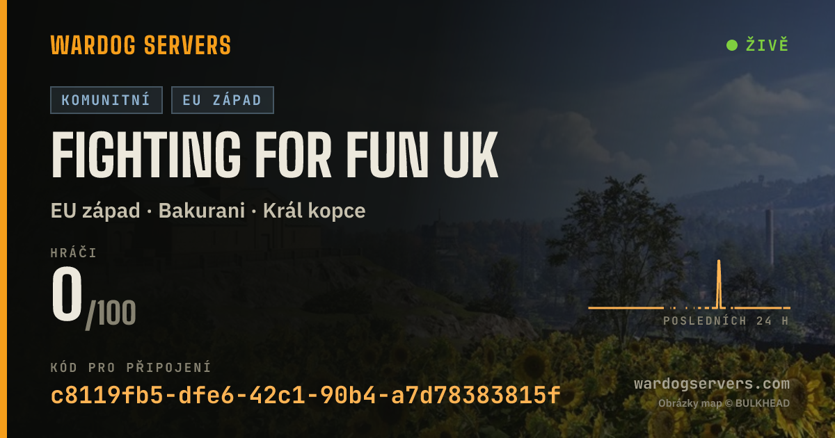 Živý stavový banner serveru Fighting For Fun UK