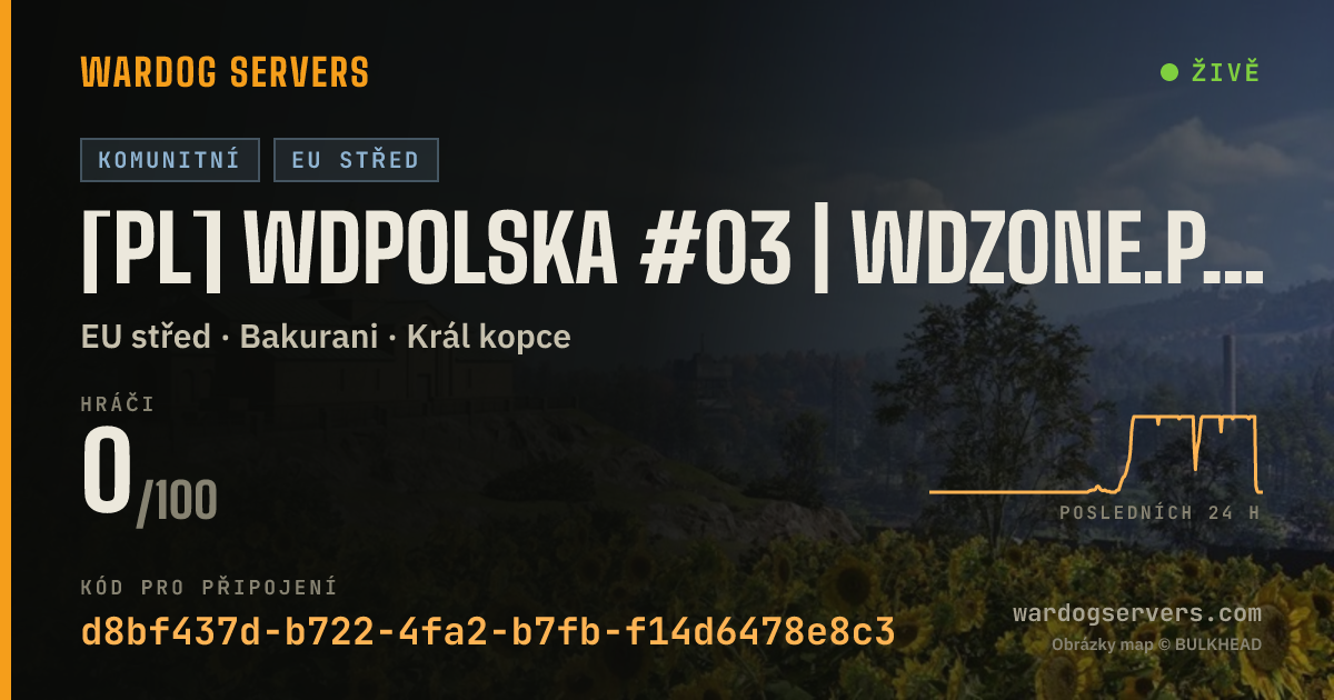 Živý stavový banner serveru [PL] WDPolska #03 | WDZONE.PL | RANKING/EKIPY/WDR