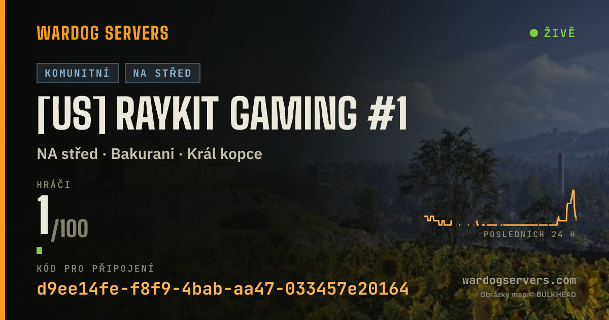 Živý stavový banner serveru [US] RayKit Gaming #1