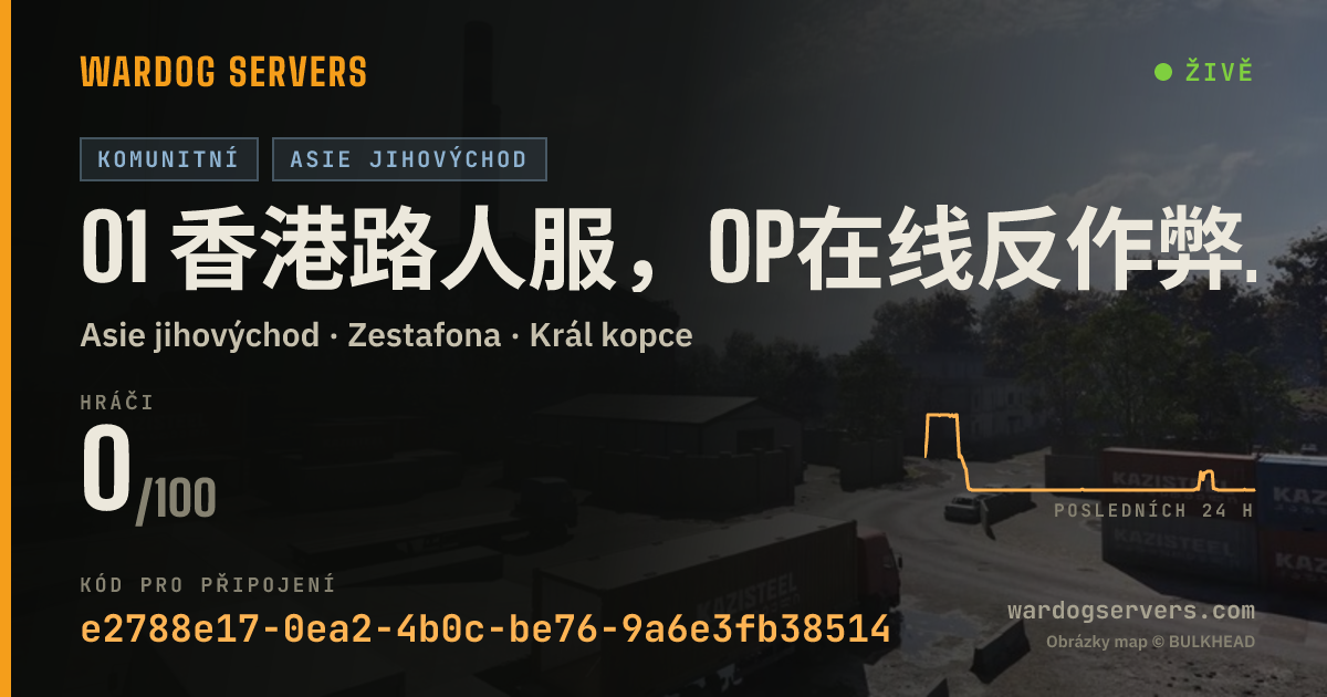 Živý stavový banner serveru 01 香港路人服，OP在线反作弊，QQ群642118186，无皇帝，进群送免排队！禁打补给线，禁地雷