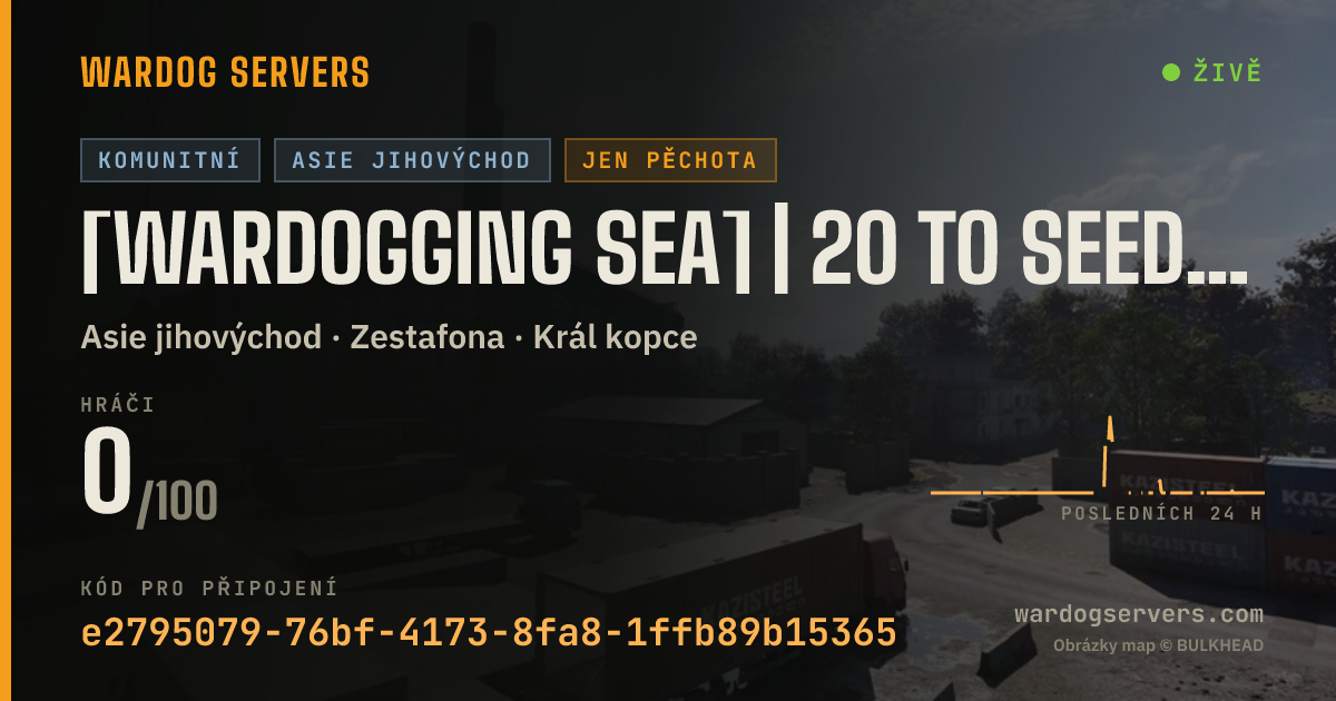 Živý stavový banner serveru [WARDOGGING SEA] | 20 TO SEED | ENGLISH ONLY | INF + LIGHT VEH