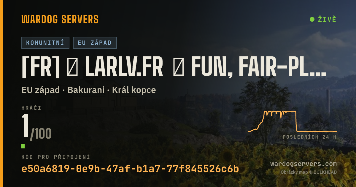 Živý stavový banner serveru [FR] ★ larlv.fr ★ Fun, Fair-play, Stats ★ france teamplay 7e