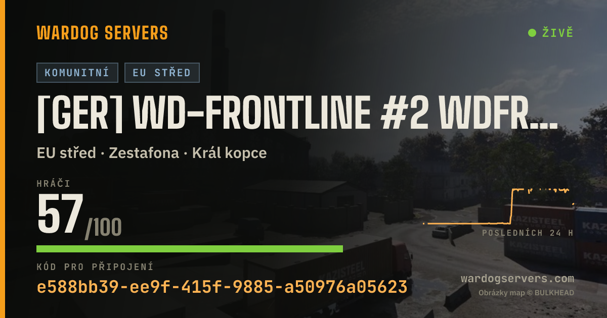 Živý stavový banner serveru [GER] WD-Frontline #2 wdfrontline.com by XRealm