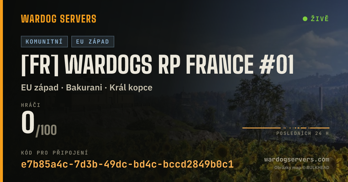 Živý stavový banner serveru [FR] WARDOGS RP FRANCE #01