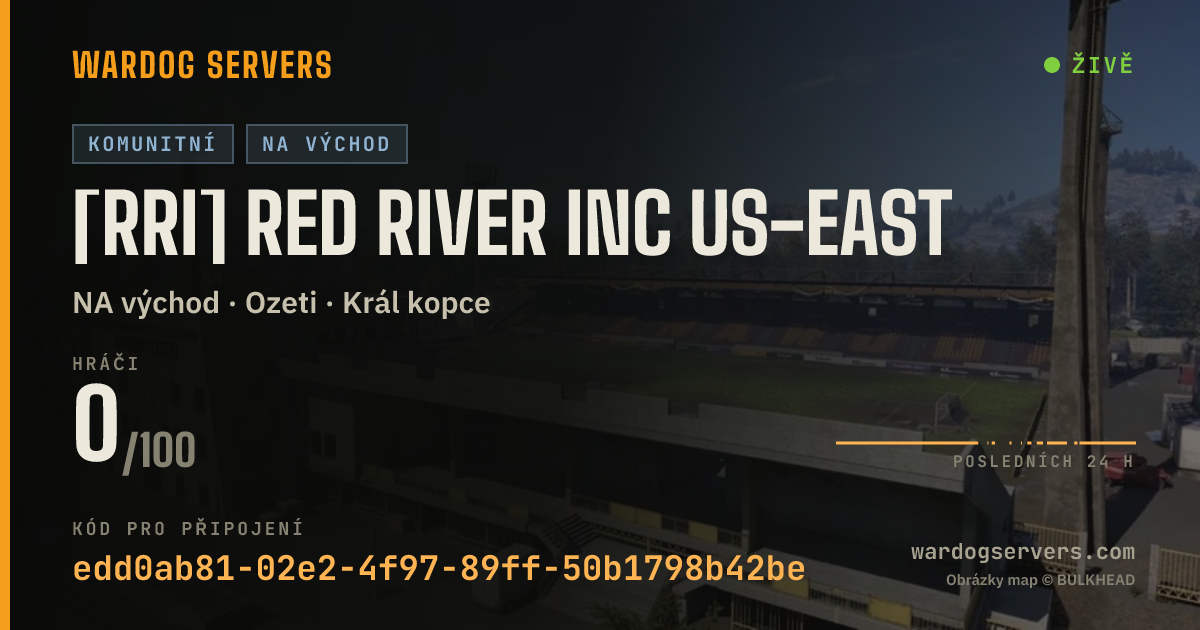 Živý stavový banner serveru [RRI] RED RIVER INC US-EAST