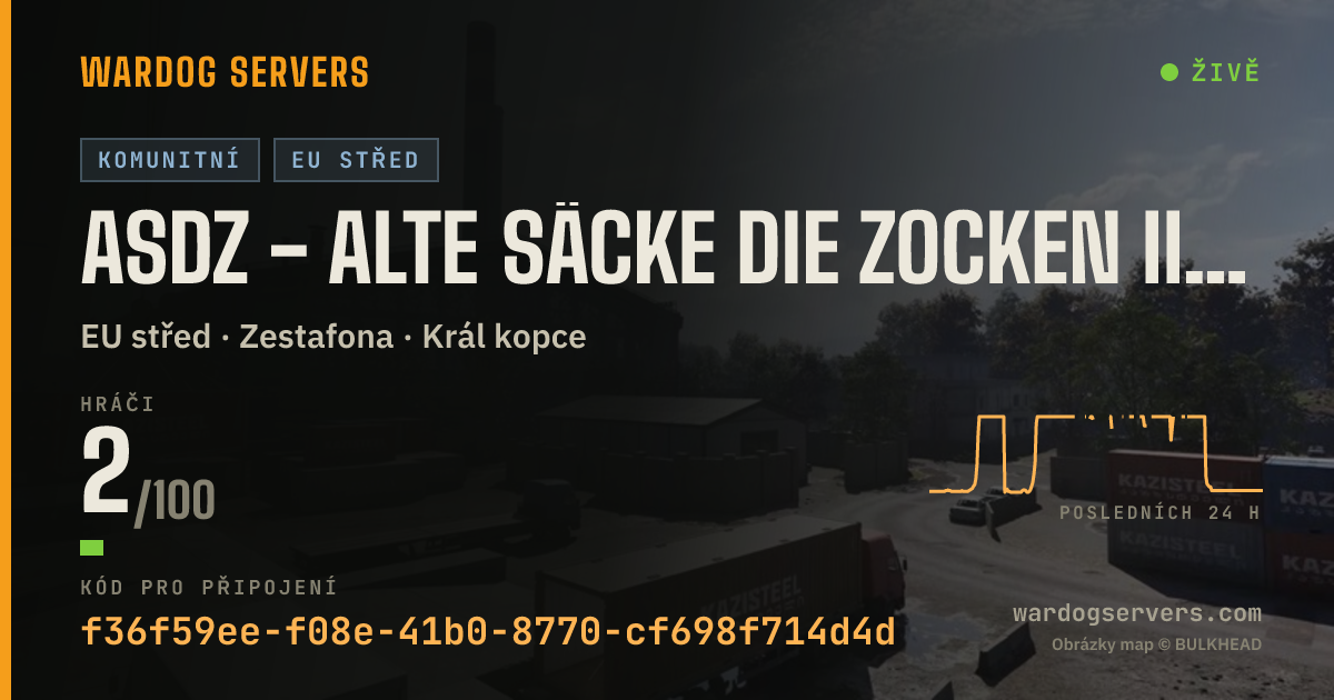 Živý stavový banner serveru ASDZ - Alte Säcke Die Zocken II | DE | GER