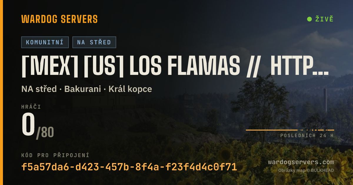 Živý stavový banner serveru [MEX] [US] LOS FLAMAS // https://discord.gg/xprAdaNnBe