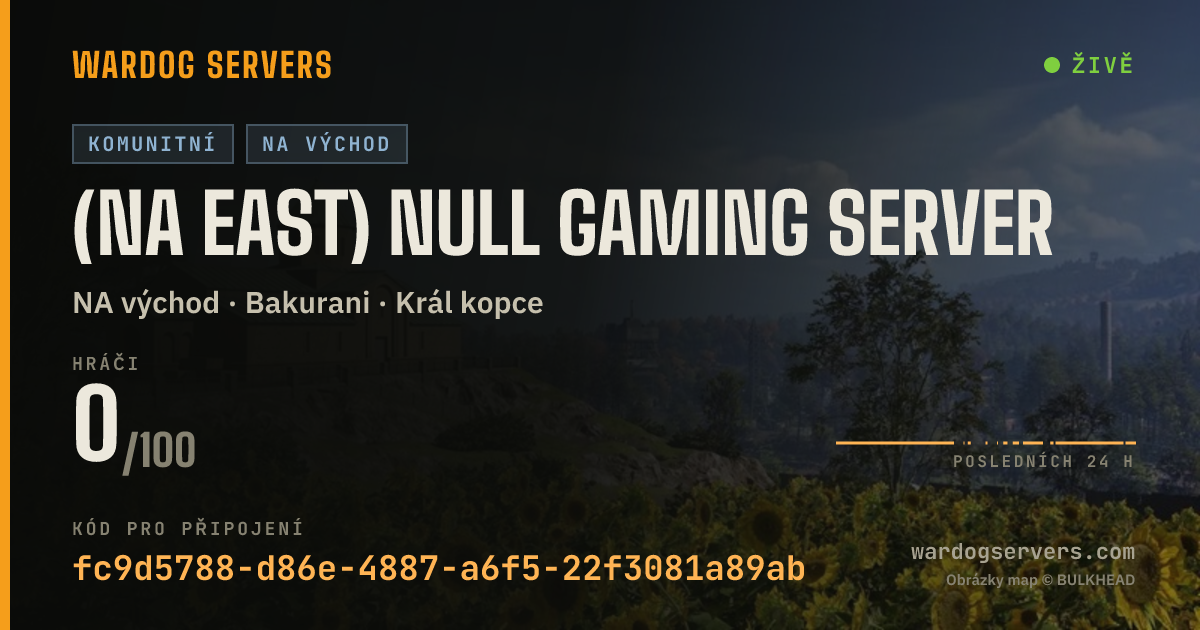 Živý stavový banner serveru (NA East) Null Gaming Server