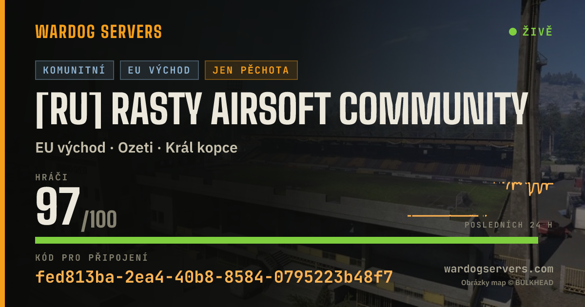 Živý stavový banner serveru [RU] Rasty Airsoft Community