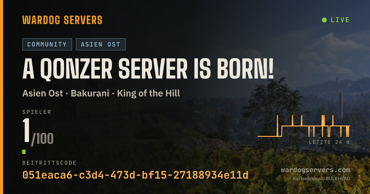 Live-Statusbanner für A Qonzer Server Is Born!