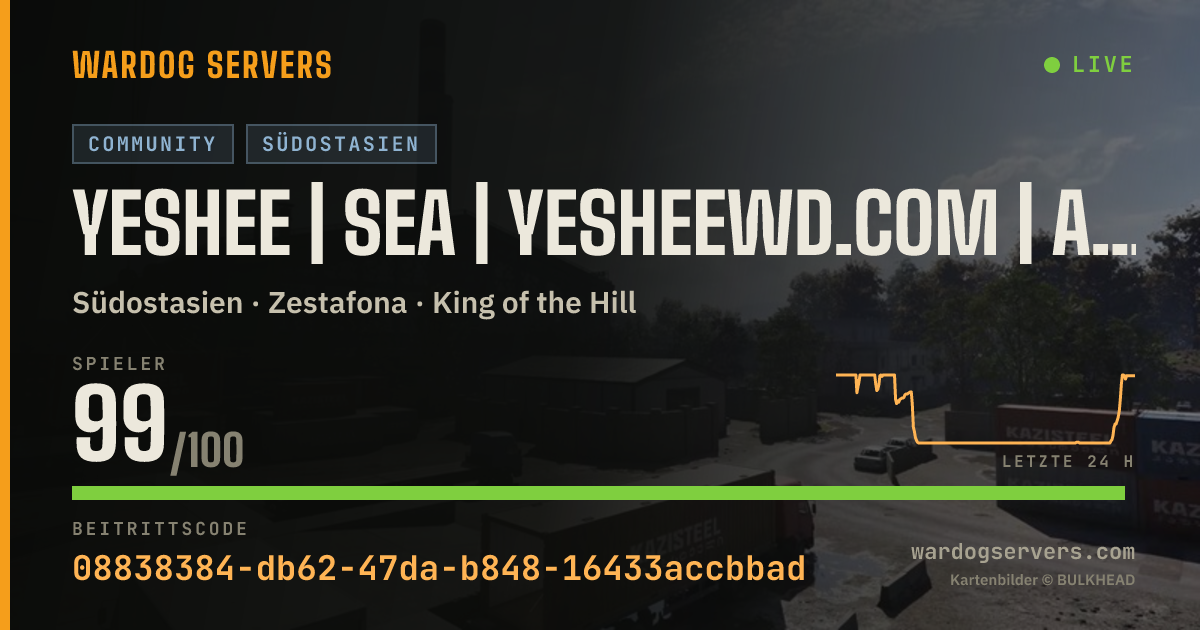Live-Statusbanner für YesHee | SEA | yesheewd.com | ACTIVE ADMIN