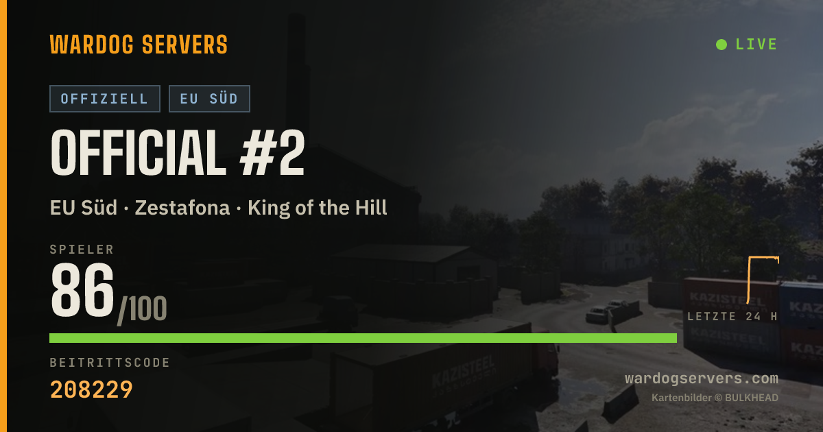 Live-Statusbanner für Official #2