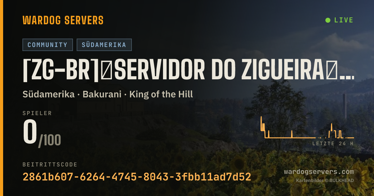 Live-Statusbanner für [ZG-BR]⭐SERVIDOR DO ZIGUEIRA⭐- discord.gg/hCNE9ug6Zs | OFICIAL