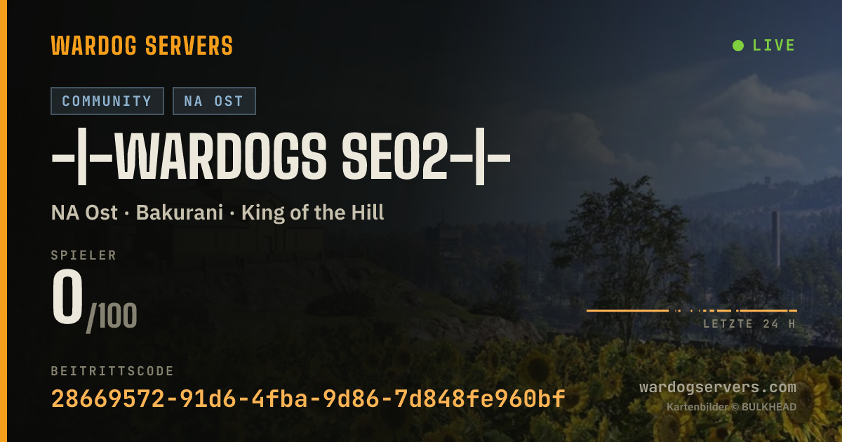 Live-Statusbanner für -|-WARDOGS SE02-|-