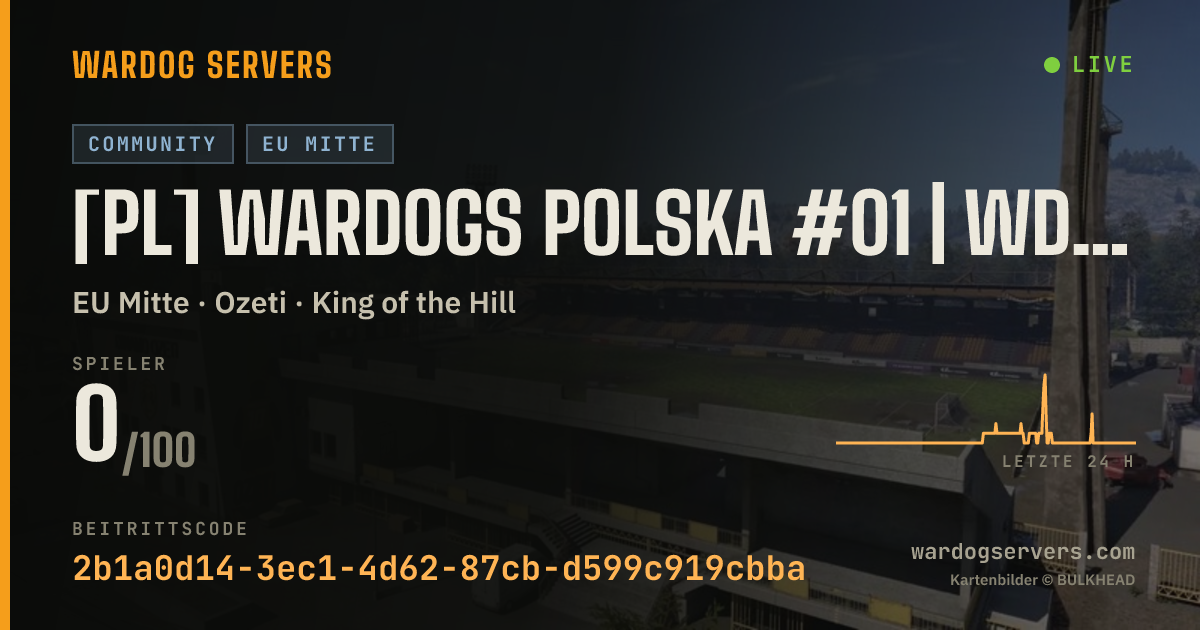 Live-Statusbanner für [PL] WARDOGS Polska #01 | wdogs.pl | Ranking