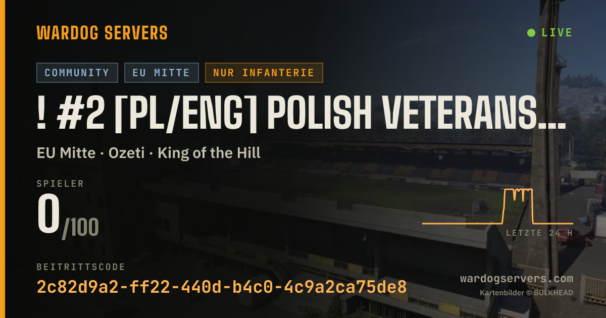 Live-Statusbanner für ! #2 [PL/ENG] Polish Veterans | VIP for seeding