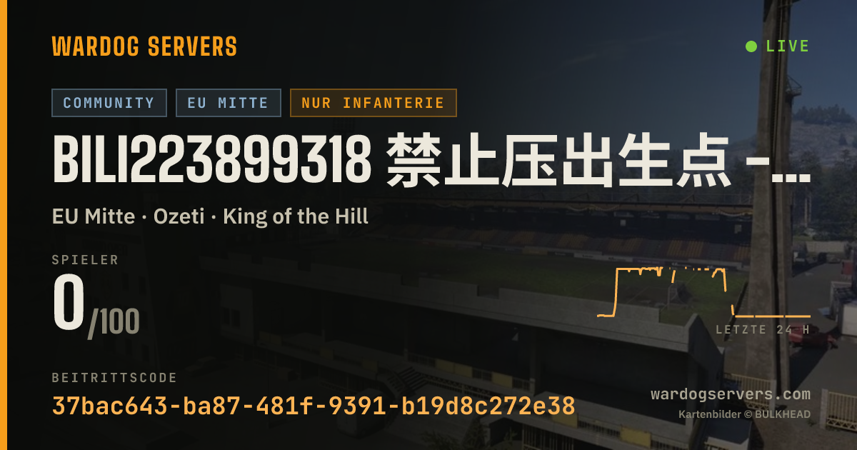 Live-Statusbanner für Bili223899318 禁止压出生点 - No Spawn Camping