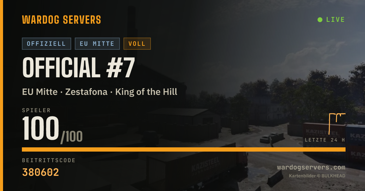 Live-Statusbanner für Official #7