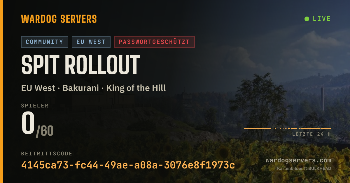 Live-Statusbanner für SPiT Rollout