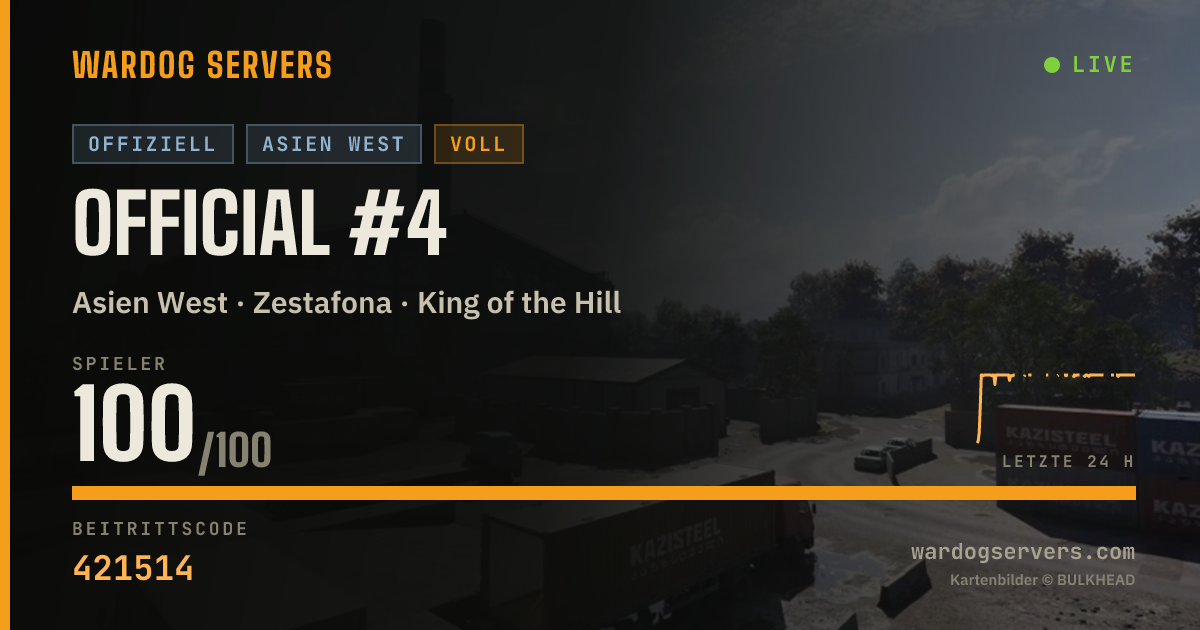 Live-Statusbanner für Official #4