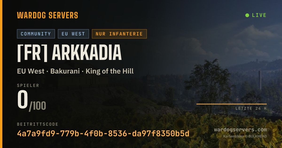 Live-Statusbanner für [FR] Arkkadia