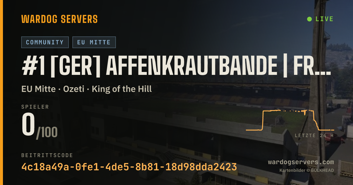 Live-Statusbanner für #1 [GER] Affenkrautbande | FREE CASH | MONEY | APES