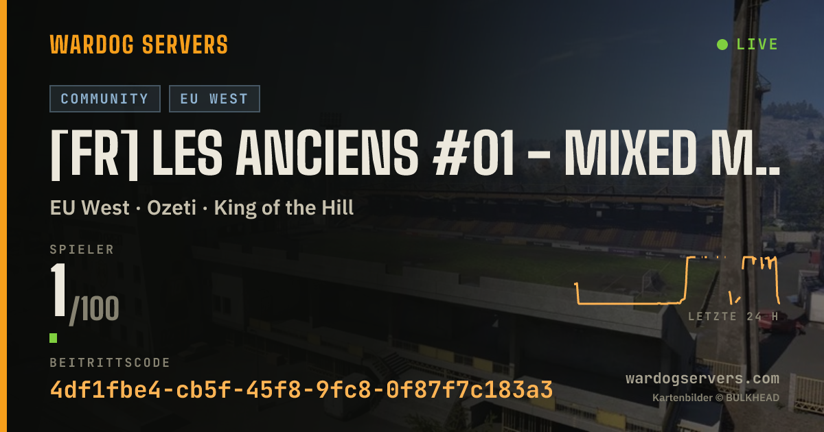 Live-Statusbanner für [FR] LES ANCIENS #01 - MIXED MAPS - STATS | beta.fpsnews.net