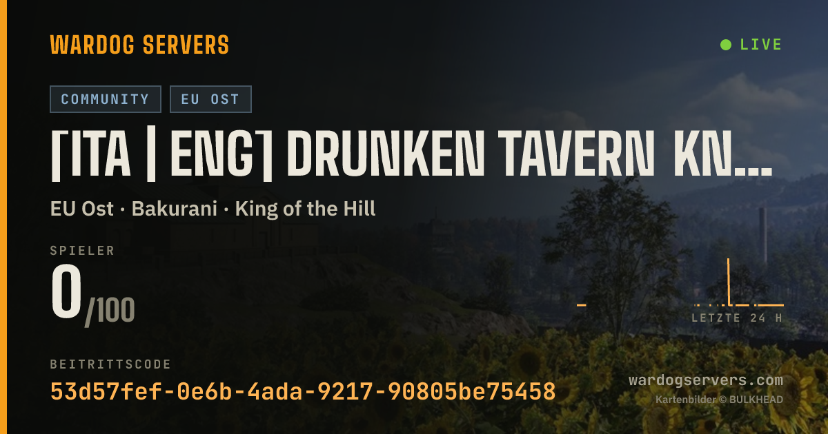 Live-Statusbanner für [ITA | ENG] Drunken Tavern Knights - latavernadeglisbronzi.net