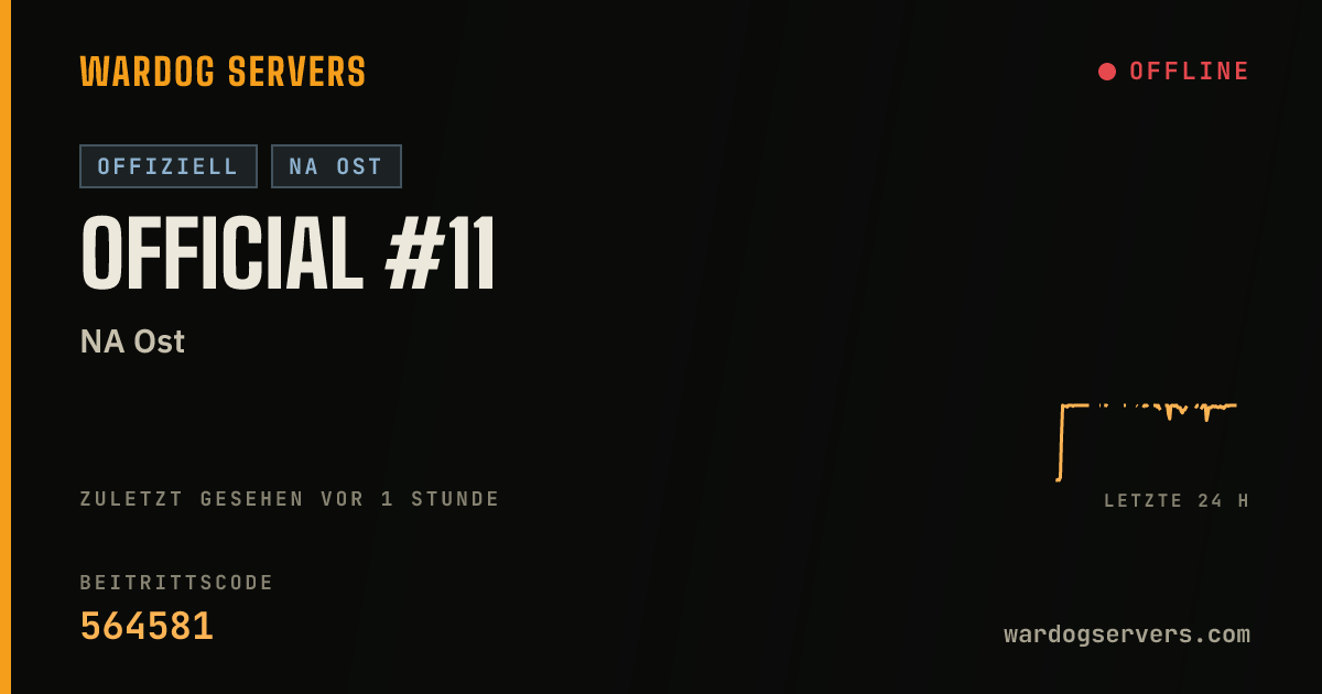 Live-Statusbanner für Official #11