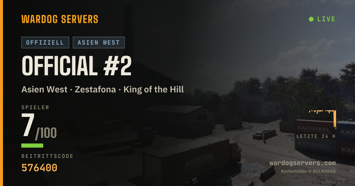 Live-Statusbanner für Official #2