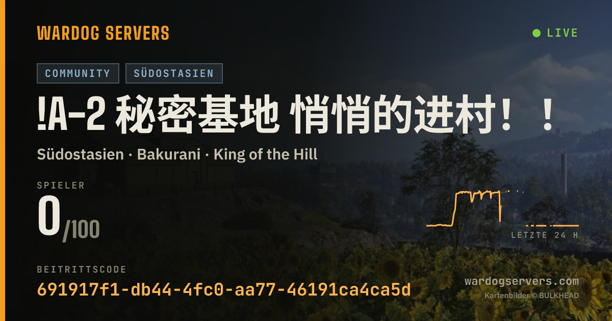 Live-Statusbanner für !A-2 秘密基地 悄悄的进村！！！！！